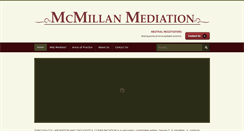 Desktop Screenshot of mcmillanmediation.com